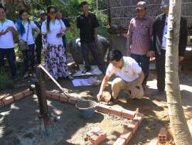 Toilet Building Activities for Poor Community at Prey Veng Province